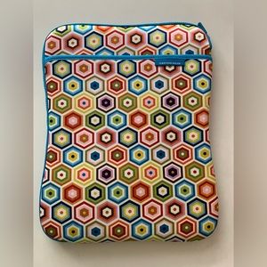 Jonathan Adler laptop sleeve with pocket